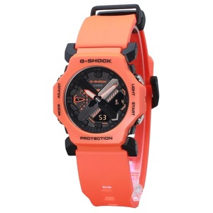 Casio G-SHOCK Bio-Based Orange Resin Strap Quartz GA-2300FL-4A 200M Mens Watch