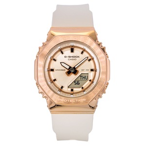 Casio G-Shock Analog Digital Bio-Based Resin Strap Rose Gold Dial Quartz GM-S2110PG-4A 200M Women's Watch