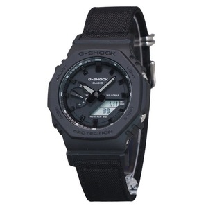 Casio G-SHOCK Analog-Digital Eco Cloth Strap Quartz GA-2100BCE-1A Mens Watch