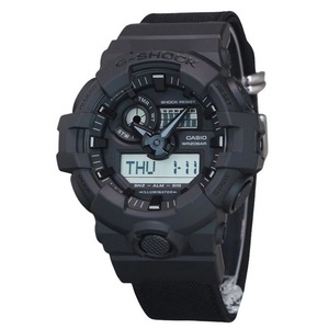Casio G-SHOCK Analog-Digital Eco Cloth Strap Quartz GA-700BCE-1A 200M Mens Watch