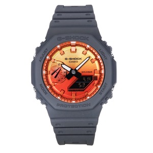 Casio G-Shock Analog Digital World Time Stopwatch Alarm Bio-Based Resin Strap Multicolor Dial Quartz GA-2100FL-8A 200M Men's Watch