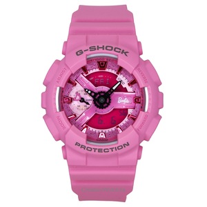 Casio G-Shock Barbie Collaboration Bio-Based Resin Pink Dial Analog-Digital Quartz GMA-S110BE-4A 200M Ladies Watch