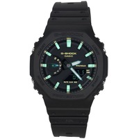 Casio G-SHOCK Black Alarm Stopwatch Timer Calendar GA-2100RC-1A 200M Mens Watch