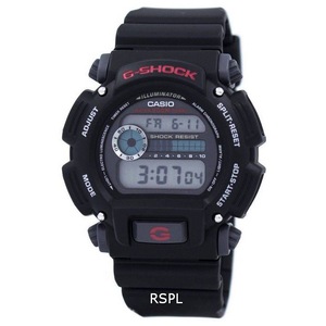 Casio G-SHOCK Digital Alarm Chronograph Illuminator DW-9052-1VDR 200M Mens Watch