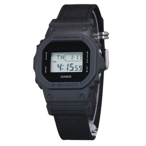 Casio G-SHOCK Digital Eco Cloth Strap Alarm Timer DW-5600BCE-1 200M Mens Watch