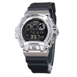 Casio G-SHOCK Digital Metal Bezel Alarm Flash Alert GM-6900U-1 200M Mens Watch