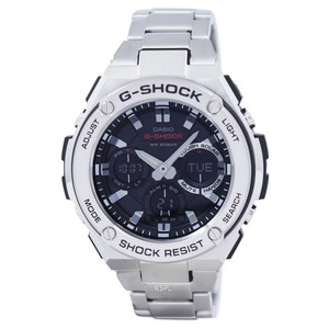 Casio G-SHOCK G-STEEL Analog-Digital World Time Alarm GST-S110D-1A Mens Watch