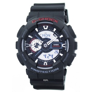 Casio G-SHOCK World Time Alarm Stopwatch Analog Digital GA-110-1A Mens Watch