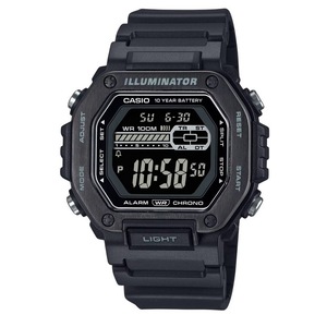 Casio Illuminator Alarm Chrono Backlight MWD-110HB-1BV 100M Digital Mens Watch