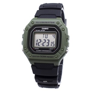 Casio Illuminator Alarm Chronograph W-218H-3AV Digital Men's Watch