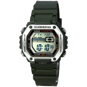 Casio Illuminator Digital Alarm Chrono Backlight MWD-110H-3A 100M Mens Watch