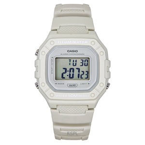 Casio Illuminator Quartz W-218HC-8AV Unisex Watch Digital Alarm Chronograph Calendar Stopwatch Resin Strap 50M