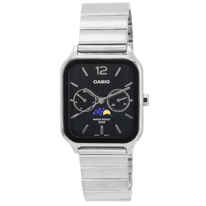 Casio Moon Phase Day/Date Black Dial Japan Mov't Quartz MTP-M305D-1A Mens Watch