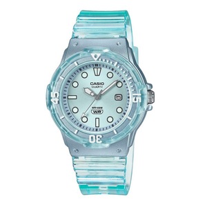 Casio POP Analog Blue Dial Translucent Quartz LRW-200HS-2EV 100M Ladies Watch