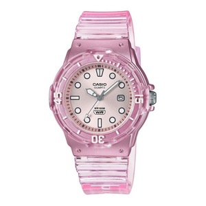 Casio POP Analog Silver Dial Translucent Quartz LRW-200HS-4EV 100M Ladies Watch