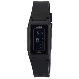 Casio POP Eco-Friendly Black Digital Alarm Backlight LF10WH1 Womens Ladies Watch