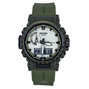 Casio Pro Trek PRW-61LD-3 Radio Controlled Mens Watch Digital Compass Altimeter Thermometer Stopwatch Tough Solar 100M