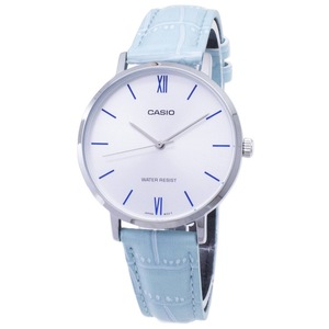 Casio Quartz LTP-VT01L-7B3 Japan Mov't Leather White Dial Womens Ladies Watch
