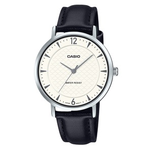 Casio Standard Analog Leather Strap White Dial Quartz LTP-VT04L-7A2 Ladies Watch