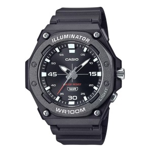 Casio Illuminator Analog Black Dial Backlight Quartz MW-620H-1AV 100M Mens Watch