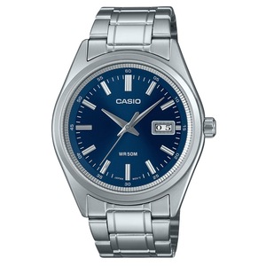 Casio Analog Stainless Steel Blue Dial Quartz MTP-B180D-2AV MTPB180D2 Mens Watch