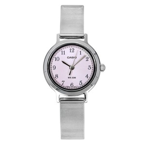 Casio Standard Analog Stainless Steel Pink Dial Quartz LTP-B170D-4BV Women's Watch