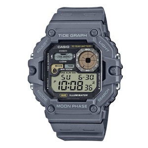 Casio Digital Tide Graph Moonphase Illuminator Quartz WS1700H8AV 100M Mens Watch