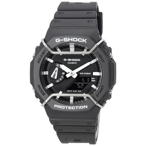 Casio Tone-on-Tone G-SHOCK Analog-Digital Black Dial GA2100PTS8A 200M Mens Watch