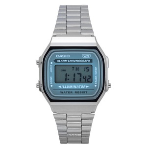 Casio Vintage Digital Alarm Chronograph Illuminator Light A168WA-3A Mens Watch