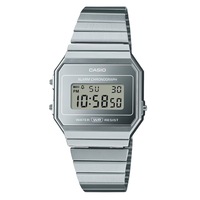 Casio Vintage Digital Alarm Chronograph Stainless Steel A700WEV-7A Unisex Watch