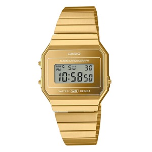 Casio Vintage Digital Alarm Chronograph Stainless Steel A700WEVG-9A Unisex Watch
