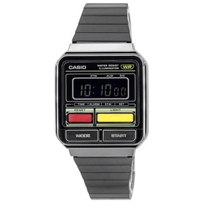 Casio Vintage Digital Stainless Steel Bracelet Quartz A120WEGG-1B Unisex Watch
