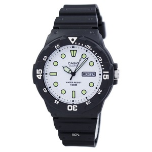 Casio White Dial Day/Date Quartz Analog MRW-200H-7EVDF 100M Mens Watch