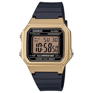 Casio Digital Alarm Chronograph Stopwatch Backlight W-217HM-9AV 50M Mens Watch