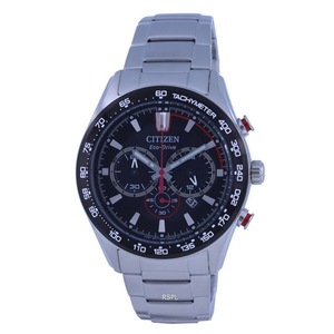 Citizen Aviator Chronograph Black Dial Eco-Drive CA4484-88E 100M Mens Watch