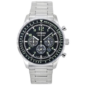 Citizen Eco-Drive Chronograph Stainless Steel Black CA4500-83E 100M Mens Watch