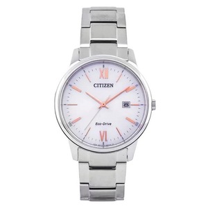 Citizen Eco-Drive Stainless Steel Silver Dial Analog BM6978-77A 50M Unisex Watch