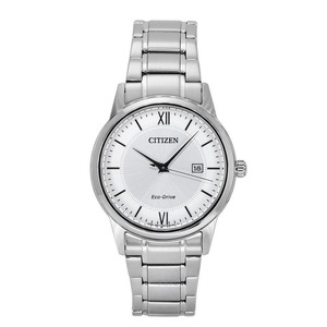 Citizen Eco-Drive Stainless Steel Silver Dial Analog AW1780-84A 30M Mens Watch