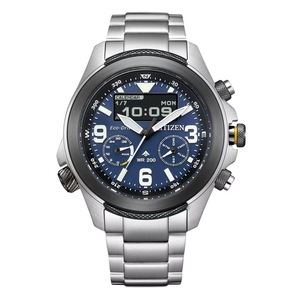Citizen Promaster Land 35th Anniversary Chronograph Blue Dial Eco-Drive JV1006-51L 200M Men's Watch