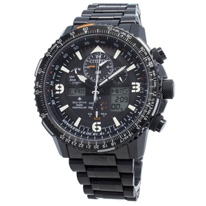 Citizen Promaster JY8085-81E Eco-Drive Chronograph LED Lights World Time Power Reserve Radio Controlled Analog-Digital 200M Men's Watch