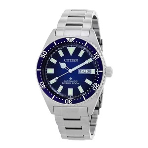 Citizen Promaster Mechanical Stainless Steel Blue Dial Automatic Diver's NY0129-58L 200M Men's Watch
