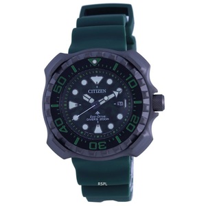 Citizen Promaster Polyurethane Strap Eco-Drive Analog BN0228-06W 200M Mens Watch