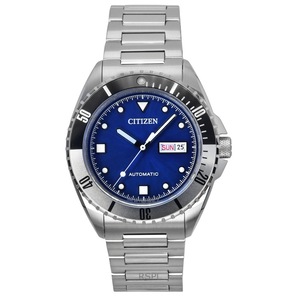 Citizen Sport Stainless Steel Blue Dial Automatic NH7530-52M 100M Mens Watch