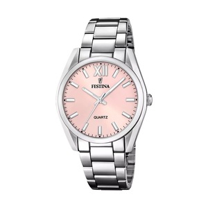 Festina Alegria Stainless Steel Analog Pink Dial Quartz F20622-2 Ladies Watch