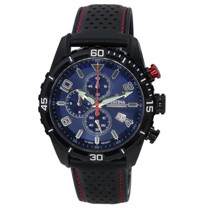 Festina Sport Chronograph Blue Dial Date Quartz F20519-2 100M Analog Mens Watch