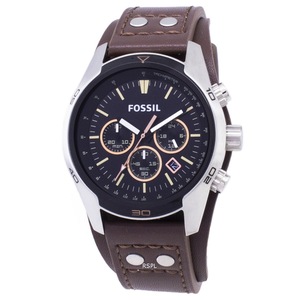 Fossil Coachman Chronograph Tachymeter Analog 3 Sub-Dials CH2891 100M Mens Watch