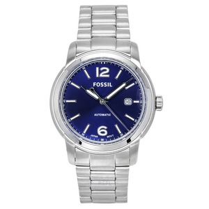 Fossil Heritage Stainless Steel Blue Dial Automatic Analog ME3244 50M Mens Watch