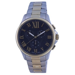 Fossil Monty Chronograph Luminous Hands Stainless Steel Quartz FS5636 Mens Watch