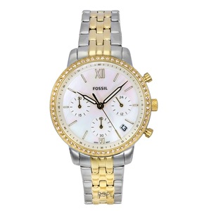 Fossil Neutra Chronograph White Mother Of Pearl Dial ES5216 Ladies Watch