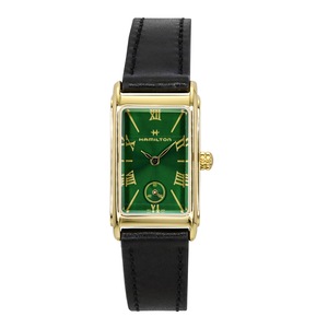 Hamilton American Classic Ardmore Swiss Made Leather Strap Green Dial Quartz H11261760 30M Unisex Watch